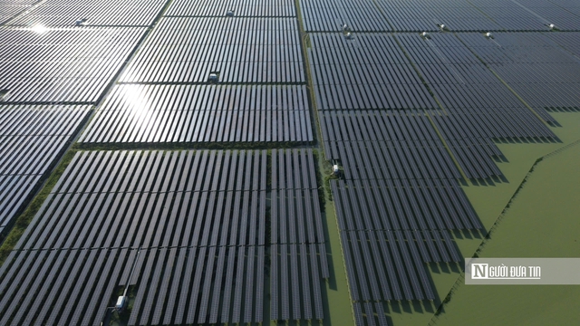 Cận cảnh “rừng pin” mặt trời trên hồ Dầu Tiếng - Ảnh 9.