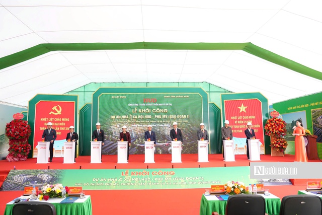 Quảng Ngãi khởi công xây dựng dự án nhà ở xã hội HUD gần 300 căn hộ- Ảnh 1. Quảng Ngãi khởi công dự án nhà ở xã hội HUD với gần 300 căn hộ - Ảnh 1.