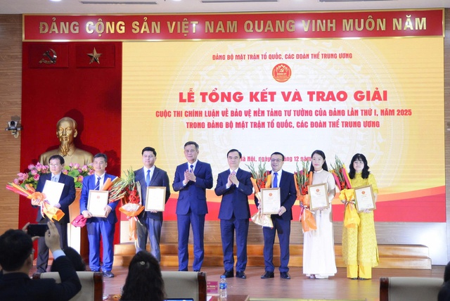 Đảng ủy Trung ương Hội Luật gia Việt Nam được trao 2 giải cuộc thi Chính luận về bảo vệ nền tảng tư tưởng của Đảng- Ảnh 3. Đảng ủy Trung ương Hội Luật gia Việt Nam được trao 2 giải cuộc thi Chính luận về bảo vệ nền tảng tư tưởng của Đảng- Ảnh 3.