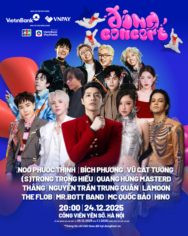 Lộ diện dàn nghệ sĩ "khuấy đảo" Đông Concert 2025 - Ảnh 1.