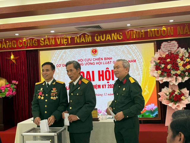 Đại hội Hội Cựu chiến binh cơ quan Trung ương Hội Luật gia Việt Nam lần thứ Hai, nhiệm kỳ 2025-2030- Ảnh 12.