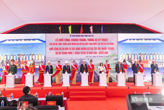 Khởi c&ocirc;ng tuyến cao tốc 43.700 tỷ, nối hai trung t&acirc;m kinh tế trọng điểm tại Gia Lai- Ảnh 1.