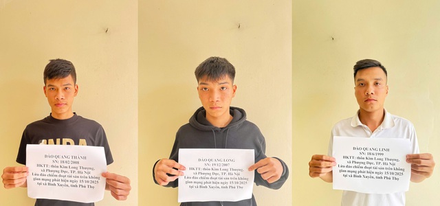 Khởi tố 3 anh em họ lừa b&aacute;n iPhone 16 Pro Max gi&aacute; rẻ, nhiều người "sập bẫy" - Ảnh 1.