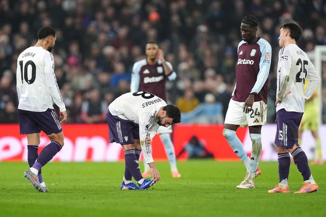 HLV Amorim b&aacute;o tin xấu về Bruno Fernandes sau thất bại trước Aston Villa - Ảnh 2.