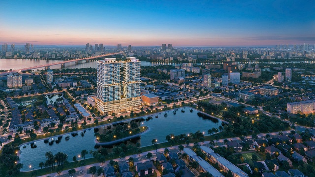 Tháp đôi Rivea Residences và câu chuyện cảnh quan từ cảm hứng dòng thác - Ảnh 1.