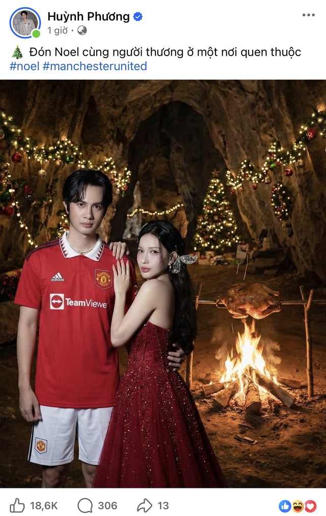 Nam diễn vi&ecirc;n Vbiz bất ngờ c&ocirc;ng khai "danh phận" của Khả Như trước c&ocirc;ng ch&uacute;ng - Ảnh 1.