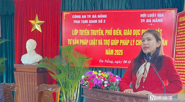 Đ&agrave; Nẵng: Đến trại giam tuy&ecirc;n truyền ph&aacute;p luật x&oacute;a &aacute;n t&iacute;ch, mở lối ho&agrave;n lương cho phạm nh&acirc;n- Ảnh 2.