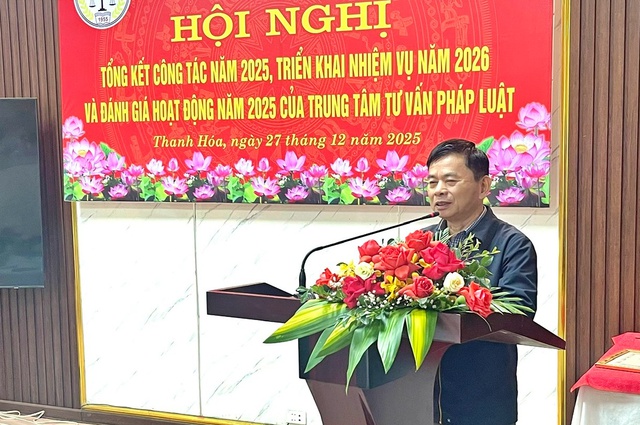 Hội Luật gia Li&ecirc;n cơ quan tỉnh Thanh H&oacute;a tổng kết c&ocirc;ng t&aacute;c hội năm 2025- Ảnh 2.