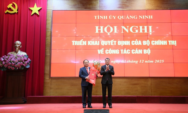 Ông Quản Minh Cường làm Bí thư Tỉnh ủy Quảng Ninh- Ảnh 1. Ông Quản Minh Cường làm Bí thư Tỉnh ủy Quảng Ninh- Ảnh 1.