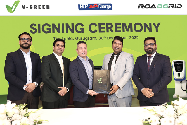 V-GREEN v&agrave; RoadGrid India c&ocirc;ng bố hợp t&aacute;c chiến lược nhằm mở rộng hạ tầng sạc nhanh xe điện tr&ecirc;n to&agrave;n Ấn Độ - Ảnh 2.