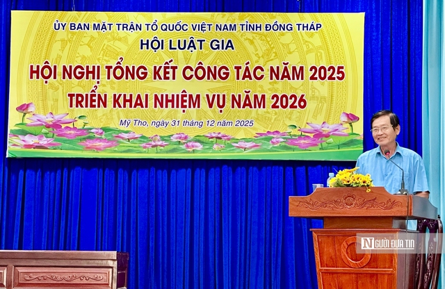 Hội Luật gia tỉnh Đồng Th&aacute;p: Tổng kết c&ocirc;ng t&aacute;c Hội năm 2025, triển khai nhiệm vụ c&ocirc;ng t&aacute;c Hội năm 2026 - Ảnh 3.