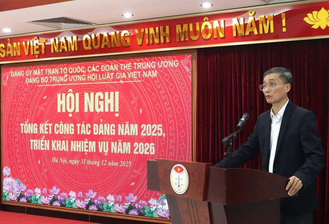 Đảng bộ Hội Luật gia Việt Nam tổ chức hội nghị tổng kết công tác Đảng - Ảnh 4.