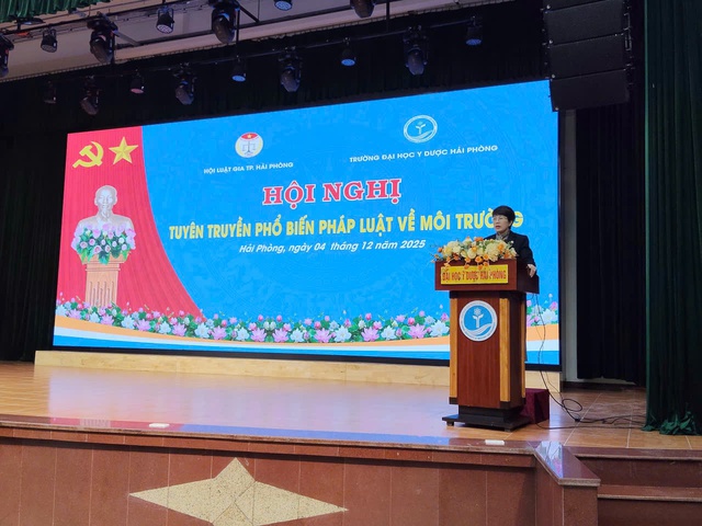 Hội Luật gia Tp.Hải Phòng truyền cảm hứng bảo vệ môi trường cho sinh viên- Ảnh 1. Hội Luật gia Tp.Hải Phòng truyền cảm hứng bảo vệ môi trường cho sinh viên- Ảnh 1.