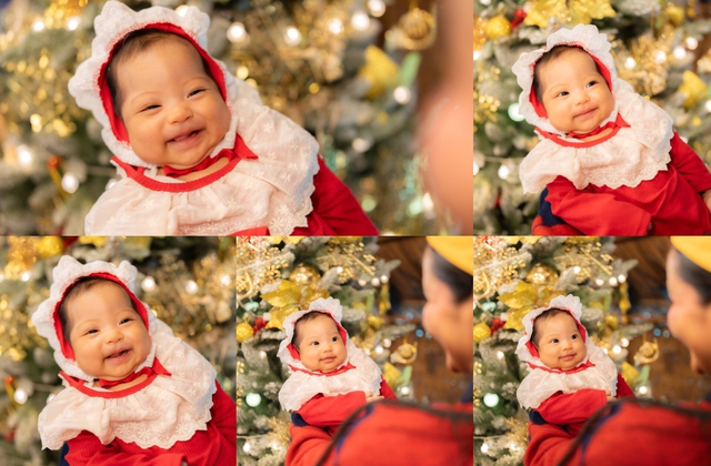 H'Hen Niê khoe khoảnh khắc đáng yêu đón Giáng sinh đầu tiên của con gái - Ảnh 4.