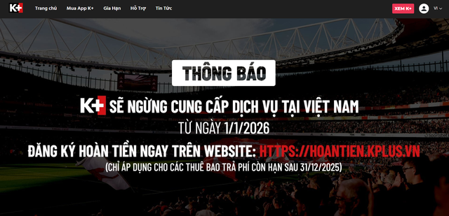 K+ lên tiếng về thông tin dừng hoạt động tại Việt Nam - Ảnh 1.