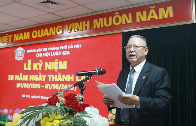 Chi hội Luật gia Đoàn Luật sư Hà Nội kỷ niệm 30 năm xây dựng và trưởng thành - Ảnh 3.