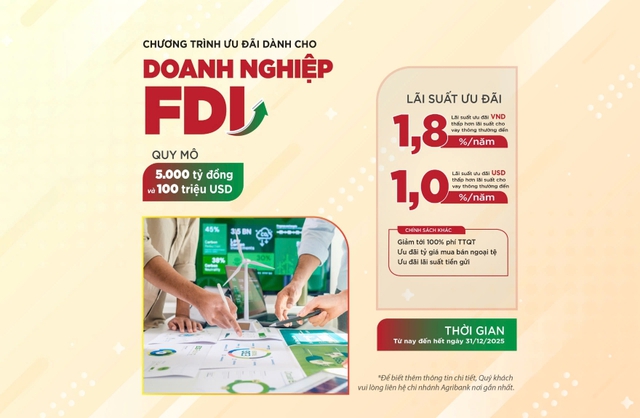 Agribank triển khai Chương trình Thúc đẩy tăng trưởng doanh nghiệp FDI năm 2025- Ảnh 1.