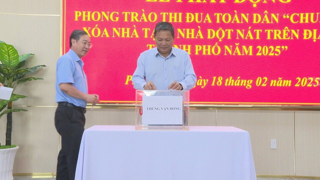 Hơn 93 triệu đồng ủng hộ kinh phí xóa nhà tạm, nhà dột nát năm 2025 ở Phan Thiết- Ảnh 1.