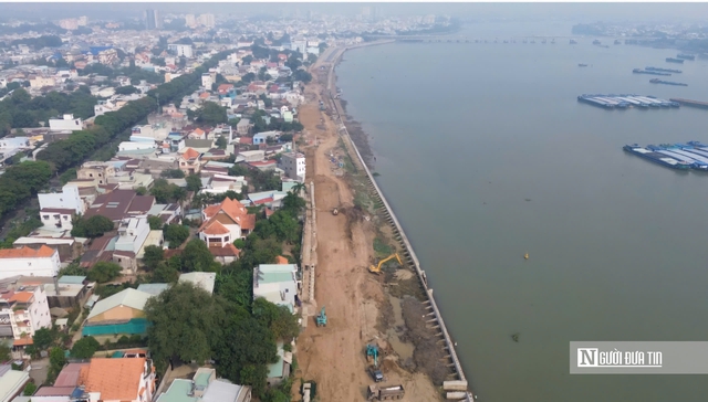 Cận cảnh đường ven sông Đồng Nai dài 5,2km làm hơn 3 năm chưa xong- Ảnh 10.