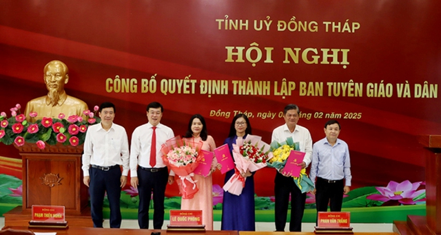 Vĩnh Long, Đồng Tháp, Long An hợp nhất Ban Tuyên giáo và Dân vận Tỉnh ủy- Ảnh 2.