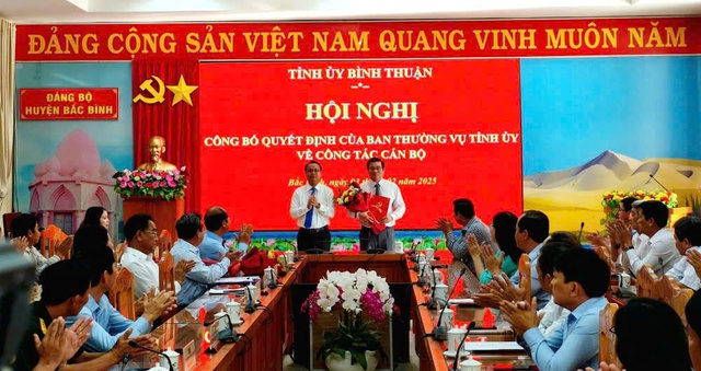 Trưởng Ban Dân vận Tỉnh ủy Bình Thuận giữ chức Bí thư Huyện ủy Bắc Bình- Ảnh 2.