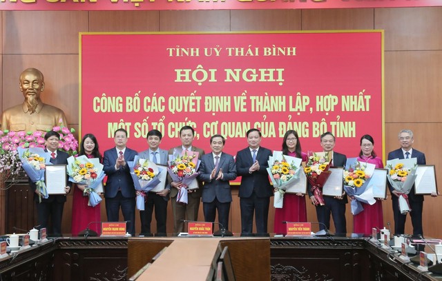 Thái Bình thành lập 2 Đảng bộ mới, hợp nhất Ban Tuyên giáo và Ban Dân vận
- Ảnh 3.