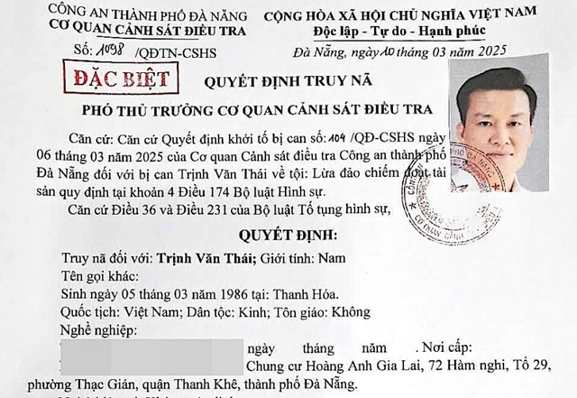 Truy nã đặc biệt đối tượng trong đường dây lừa đảo do Phó Đức Nam cầm đầu- Ảnh 2.