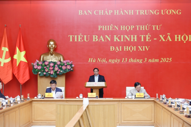 Thủ tướng chủ trì Phiên họp lần thứ tư của Tiểu Ban Kinh tế - Xã hội- Ảnh 1.