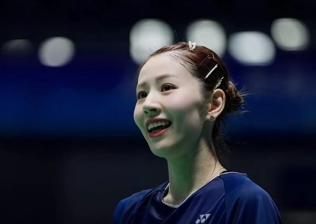 Tay vợt cầu lông Shida Chiharu có hơn 1 triệu người hâm mộ trên mạng xã hội.
