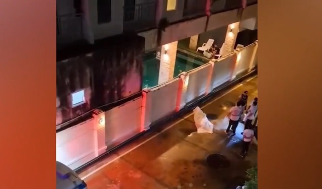 Đang uống rượu với vợ, người đàn ông rơi từ tầng 5 xuống đất- Ảnh 1. Đang uống rượu với vợ, người đàn ông rơi từ tầng 5 xuống đất- Ảnh 1.