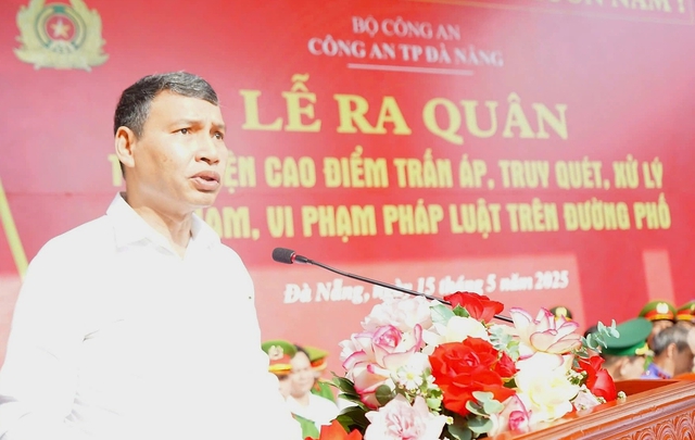Đà Nẵng ra quân cao điểm trấn áp tội phạm- Ảnh 1.