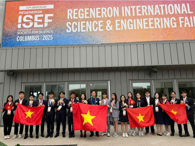 Học sinh Việt Nam lập kỳ tích tại Hội thi Khoa học kỹ thuật quốc tế - Ảnh 1. Học sinh Việt Nam lập kỳ tích tại Hội thi Khoa học kỹ thuật quốc tế - Ảnh 1.