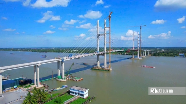 Dự án hơn 6.800 tỷ đồng “bắc nhịp” Tiền Giang – Bến Tre cận kề ngày về đích- Ảnh 1. Dự án hơn 6.800 tỷ đồng “bắc nhịp” Tiền Giang – Bến Tre cận kề ngày về đích- Ảnh 1.