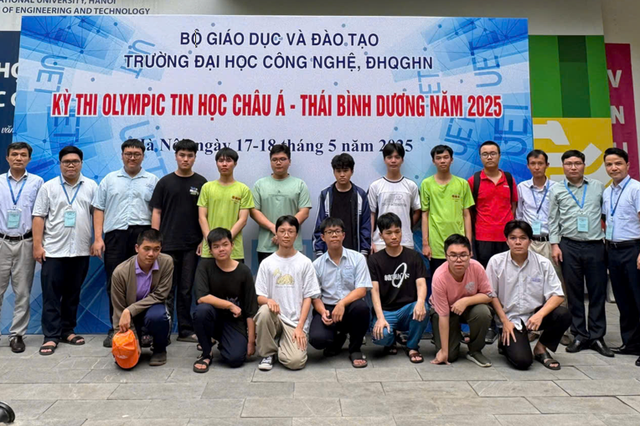 Việt Nam giành 6 huy chương tại Olympic Tin học Châu Á Thái Bình Dương - Ảnh 1. Việt Nam giành 6 huy chương tại Olympic Tin học Châu Á Thái Bình Dương - Ảnh 1.