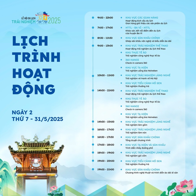 Chương trình Lễ hội Du lịch Hà Nội năm 2025- Ảnh 3.