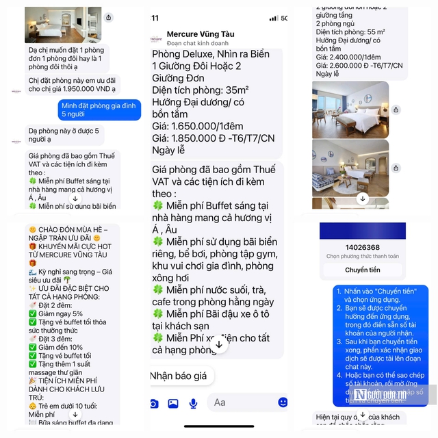 Cạm bẫy khi đặt phòng trực tuyến: Website giả, app "ma" lừa tiền triệu- Ảnh 2. Cạm bẫy khi đặt phòng trực tuyến: Website giả, app "ma" lừa tiền triệu- Ảnh 2.