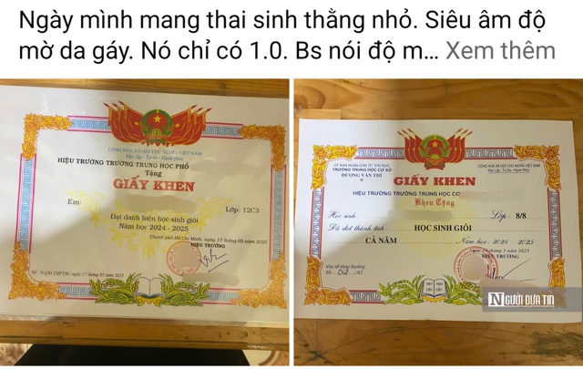 Hiểm họa từ việc khoe giấy khen của con lên mạng- Ảnh 1. Hiểm họa từ việc khoe giấy khen của con lên mạng- Ảnh 1.