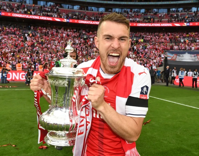 Ramsey đã giành được Cúp FA cùng Arsenal vào các năm 20214, 2025 và 2017. (Ảnh: Getty) Ramsey đã giành được Cúp FA cùng Arsenal vào các năm 20214, 2025 và 2017. (Ảnh: Getty)