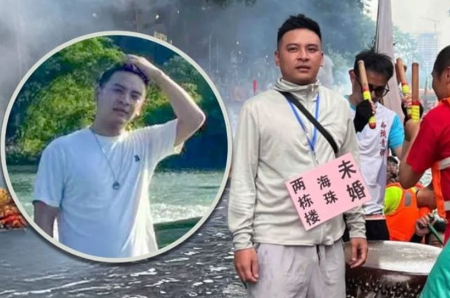 Nam thanh niên 35 tuổi đeo tấm bảng đặc biệt để tìm vợ- Ảnh 1. Nam thanh niên 35 tuổi đeo tấm bảng đặc biệt để tìm vợ- Ảnh 1.