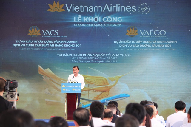 Vietnam Airlines khởi công đồng thời 2 dự án hạ tầng quy mô gần 1.800 tỷ đồng tại sân bay Long Thành- Ảnh 2. Vietnam Airlines khởi công đồng thời 2 dự án hạ tầng quy mô gần 1.800 tỷ đồng tại sân bay Long Thành- Ảnh 2.
