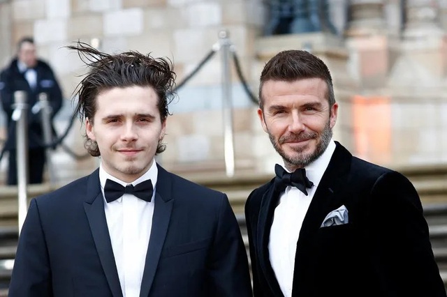 David Beckham và con trai cả. (Ảnh: Getty Images) David Beckham và con trai cả. (Ảnh: Getty Images)