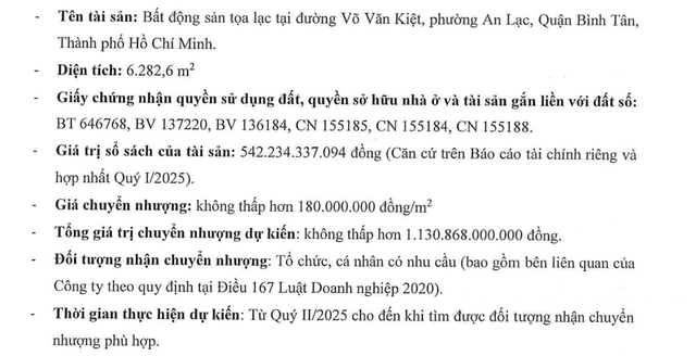 Muốn bán khu đất hơn 1.100 tỷ đồng, Haxaco khép lại tham vọng địa ốc?- Ảnh 1. Muốn bán khu đất hơn 1.100 tỷ đồng, Haxaco khép lại tham vọng địa ốc?- Ảnh 1.