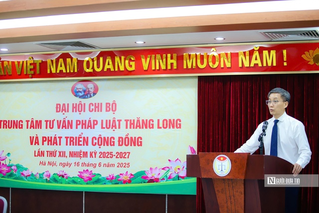 Chi bộ Trung tâm TVPL Thăng Long và Phát triển cộng đồng tổ chức Đại hội nhiệm kỳ 2025-2027- Ảnh 3.