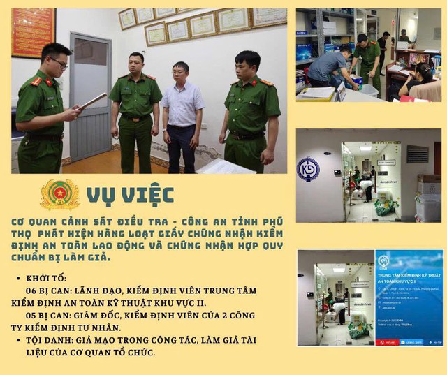 Làm giả hàng nghìn giấy chứng nhận kiểm định giả, thu lợi bất chính nhiều tỷ đồng- Ảnh 1. Làm giả hàng nghìn giấy chứng nhận kiểm định giả, thu lợi bất chính nhiều tỷ đồng- Ảnh 1.