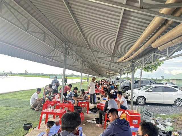 Thủ đoạn tinh vi của nhóm đối tượng biến hồ câu thành nơi sát phạt đỏ đen, livestream quảng bá mỗi ngày- Ảnh 2. Thủ đoạn tinh vi của nhóm đối tượng biến hồ câu thành nơi sát phạt đỏ đen, livestream quảng bá mỗi ngày- Ảnh 2.