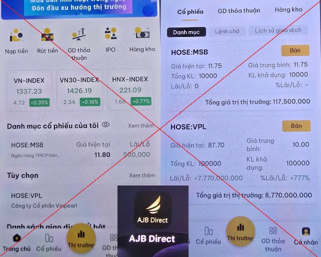 Cảnh báo thủ đoạn lừa đảo qua app chứng khoán giả mạo- Ảnh 1. Cảnh báo thủ đoạn lừa đảo qua app chứng khoán giả mạo- Ảnh 1.