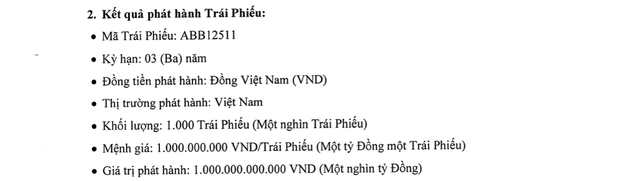 ABBank huy động thành công 1.000 tỷ đồng trái phiếu- Ảnh 1. ABBank huy động thành công 1.000 tỷ đồng trái phiếu- Ảnh 1.