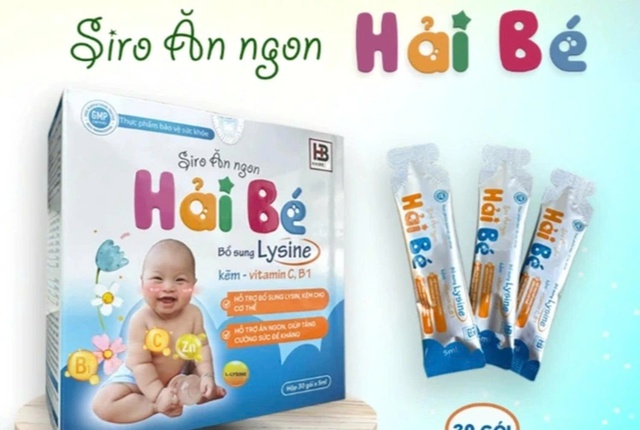 Bộ Y tế yêu cầu thu hồi Siro ăn ngon Hải Bé trên toàn quốc- Ảnh 1. Bộ Y tế yêu cầu thu hồi Siro ăn ngon Hải Bé trên toàn quốc- Ảnh 1.