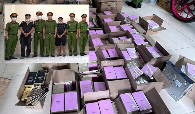 Triệt phá đường dây sản xuất, buôn bán hơn 10.000 chai nước hoa giả- Ảnh 1. Triệt phá đường dây sản xuất, buôn bán hơn 10.000 chai nước hoa giả- Ảnh 1.
