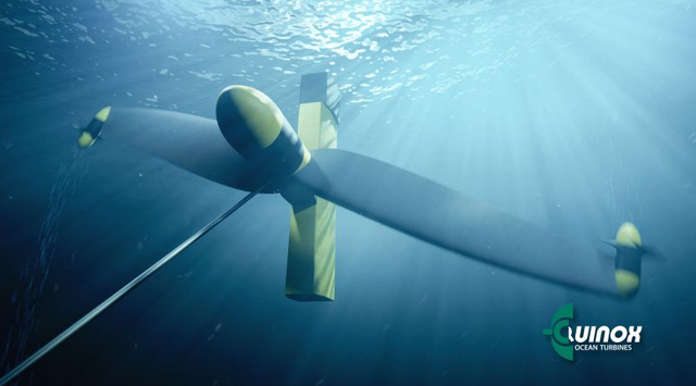 Turbine to như máy bay phản lực “lội” ngược dòng hải lưu để tạo ra điện- Ảnh 1. Turbine to như máy bay phản lực “lội” ngược dòng hải lưu để tạo ra điện- Ảnh 1.